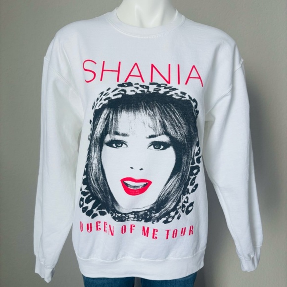 Shania Twain Queen Of Me Concert Tour 2023 Crewneck Graphic Sweatshirt Women's M